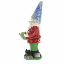 Zingz & Thingz Zingz & Thingz 5.75" Polyresin Gnome Solar Statue Bird Feeder -Cheap Garden Decor Store unnamed file 12725