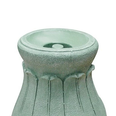 12"H Polyresin Gazing Ball Stand - Peat Moss - Alpine Corporation 4 12"H Polyresin Gazing Ball Stand - Peat Moss - Alpine Corporation - Image 3