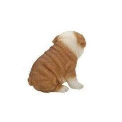 HI-LINE GIFT LTD 6.5" Polyresin Bulldog Puppy Statue Brown/White - Hi-Line Gift -Cheap Garden Decor Store unnamed file 1279