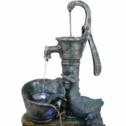 Sunnydaze Decor Sunnydaze 30"H Electric Polyresin Rustic Pump and Barrel Mother Duck and Ducklings Outdoor Fountain with LED Lights 13 Sunnydaze Decor Sunnydaze 30"H Electric Polyresin Rustic Pump and Barrel Mother Duck and Ducklings Outdoor Fountain with LED Lights -Cheap Garden Decor Store unnamed file 12798