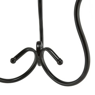 Alpine Corporation 9" Metal Glazing Globe Stand Black 3 Alpine Corporation 9" Metal Glazing Globe Stand Black - Image 2