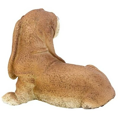 Design Toscano Brown Basset Puppy Dog Statue - Brown 6 Design Toscano Brown Basset Puppy Dog Statue - Brown - Image 4