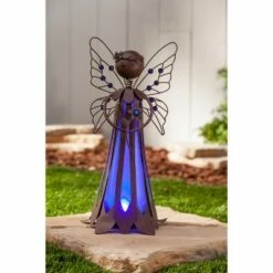 Garden Meadow Set of 2, 15.75" Solar Lighted Garden Meadow Garden Fairy -Cheap Garden Decor Store unnamed file 12887