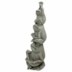 Design Toscano Tower Of Frog Power Garden Statue