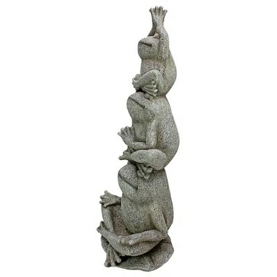 Design Toscano Tower Of Frog Power Garden Statue 3 Design Toscano Tower Of Frog Power Garden Statue