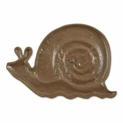 Zingz & Thingz Zingz & Thingz Cast Iron Snail Stepping Stone Brown