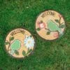 Northlight Set of 2 Welcome Birds Outdoor Floral Garden Stones 11" -Cheap Garden Decor Store unnamed file 12966
