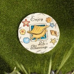 Zingz & Thingz Zingz & Thingz Cement "Enjoy Life's Blessings" Stepping Stone -Cheap Garden Decor Store unnamed file 12985