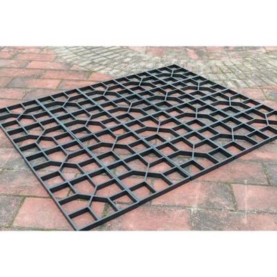 Gardenised Decorative Pavement Mold Cement Form Stamp Walkway Maker Patio Stepping Stone Pavers Reusable Pathway Mould, 2 Pack 4 Gardenised Decorative Pavement Mold Cement Form Stamp Walkway Maker Patio Stepping Stone Pavers Reusable Pathway Mould, 2 Pack - Image 2
