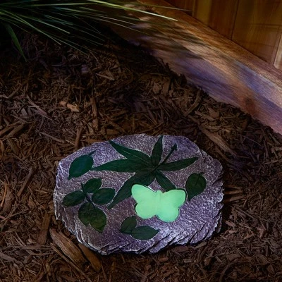 Zingz & Thingz Zingz & Thingz Polyresin Butterfly Glowing Stepping Stone 5 Zingz & Thingz Zingz & Thingz Polyresin Butterfly Glowing Stepping Stone - Image 3