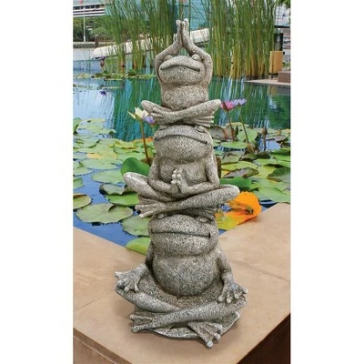 Design Toscano Tower Of Frog Power Garden Statue 4 Design Toscano Tower Of Frog Power Garden Statue - Image 2
