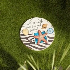 Zingz & Thingz Zingz & Thingz Concrete "Live Life with Joy and Passion!" Stepping Stone -Cheap Garden Decor Store unnamed file 13006