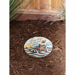 Zingz & Thingz Zingz & Thingz Concrete "Live Life with Joy and Passion!" Stepping Stone -Cheap Garden Decor Store unnamed file 13007
