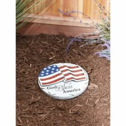 Zingz & Thingz Zingz & Thingz Cement "God Bless America" Stepping Stone -Cheap Garden Decor Store unnamed file 13019