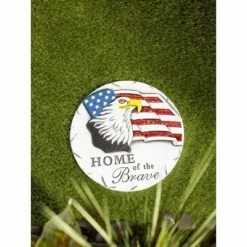 Zingz & Thingz Zingz & Thingz Concrete "Home of the Brave" Stepping Stone -Cheap Garden Decor Store unnamed file 13027