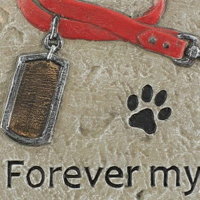 Zingz & Thingz Zingz & Thingz Concrete "Forever My Best Friend" Pet Memorial Stepping Stone 4 Zingz & Thingz Zingz & Thingz Concrete "Forever My Best Friend" Pet Memorial Stepping Stone - Image 2
