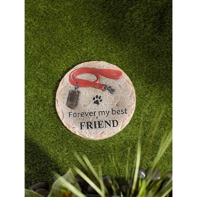 Zingz & Thingz Zingz & Thingz Concrete "Forever My Best Friend" Pet Memorial Stepping Stone 7 Zingz & Thingz Zingz & Thingz Concrete "Forever My Best Friend" Pet Memorial Stepping Stone - Image 5