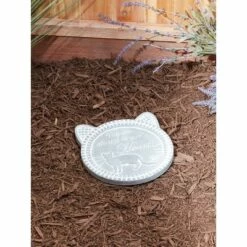 Zingz & Thingz Zingz & Thingz Cement "You Are Always in Our Hearts" Cat Memorial Stepping Stone Gray -Cheap Garden Decor Store unnamed file 13045