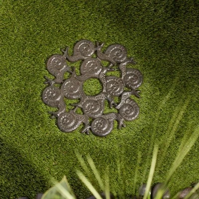 Zingz & Thingz Zingz & Thingz Cast Iron Snail Design Stepping Stone Bronze 6 Zingz & Thingz Zingz & Thingz Cast Iron Snail Design Stepping Stone Bronze - Image 4
