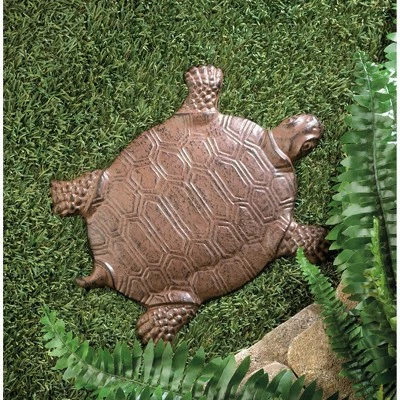 Zingz & Thingz Zingz & Thingz Cast Iron Turtle Stepping Stone 3 Zingz & Thingz Zingz & Thingz Cast Iron Turtle Stepping Stone