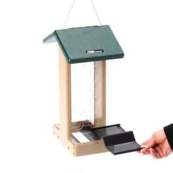 Birds Choice Whole Peanut Blue Jay Bird Feeder with Green Roof -Cheap Garden Decor Store unnamed file 13215