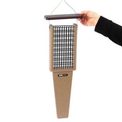 Birds Choice 2-Cake Pileated Suet Bird Feeder with Brown Top 4 Birds Choice 2-Cake Pileated Suet Bird Feeder with Brown Top - Image 2