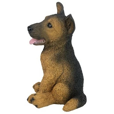 Design Toscano German Shepherd Puppy Dog Statue - Brown 7 Design Toscano German Shepherd Puppy Dog Statue - Brown - Image 5