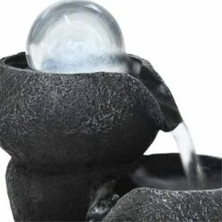 Watnature 8" 3-Step Little Water Fountain with LED Ball Gray 14 Watnature 8" 3-Step Little Water Fountain with LED Ball Gray -Cheap Garden Decor Store unnamed file 13277