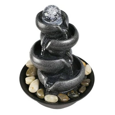 Watnature 11" 5-Tier Relaxation Water Fountain with LED Lights 8 Watnature 11" 5-Tier Relaxation Water Fountain with LED Lights - Image 6