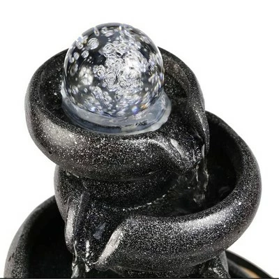 Watnature 11" 5-Tier Relaxation Water Fountain with LED Lights 9 Watnature 11" 5-Tier Relaxation Water Fountain with LED Lights - Image 7