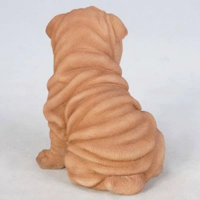 HI-LINE GIFT LTD 6" Polyresin Shar Pei Puppy Brown - Hi-Line Gift 5 HI-LINE GIFT LTD 6" Polyresin Shar Pei Puppy Brown - Hi-Line Gift - Image 3