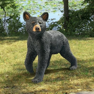 Design Toscano Snooping Cub Black Bear Statue 3 Design Toscano Snooping Cub Black Bear Statue