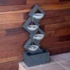 Alpine Corporation 39" Resin Indoor/Outdoor Soothing 4-Tier Zen Fountain with LED Lights Gray -Cheap Garden Decor Store unnamed file 13392