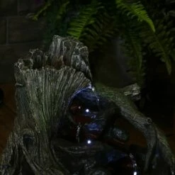 Sunnydaze Decor Sunnydaze 15"H Electric Polyresin Aged Logs and Flowing Brook Tiered Outdoor Fountain with LED Lights -Cheap Garden Decor Store unnamed file 13407