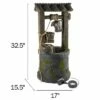 Nature Spring 4-Tier Wishing Well Outdoor Fountain With Cascading Waterfall - 32.5" -Cheap Garden Decor Store unnamed file 13465