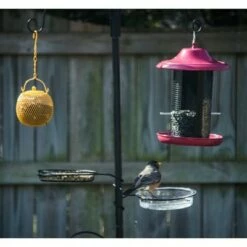 Backyard Expressions 77" Metal Deluxe Bird Feeding Station Black -Cheap Garden Decor Store unnamed file 13487