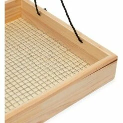 Farmlyn Creek Hanging Wooden Bird Feeder for Patio, Garden, Yard (12 x 12 x 2.2 in) -Cheap Garden Decor Store unnamed file 13492