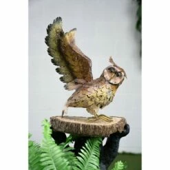 HI-LINE GIFT LTD 19" Metal Owl with Wings Out Outdoor Statue Brown - Hi-Line Gift 4 HI-LINE GIFT LTD 19" Metal Owl with Wings Out Outdoor Statue Brown - Hi-Line Gift -Cheap Garden Decor Store unnamed file 1350