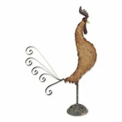 Zingz & Thingz Zingz & Thingz 31" Cast Iron Rooster Sculpture Brown -Cheap Garden Decor Store unnamed file 1359