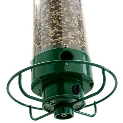 Droll Yankees Yankee Flipper Motorized Squirrel Proof Bird Feeder - Green - 21" 4 Droll Yankees Yankee Flipper Motorized Squirrel Proof Bird Feeder - Green - 21" - Image 2
