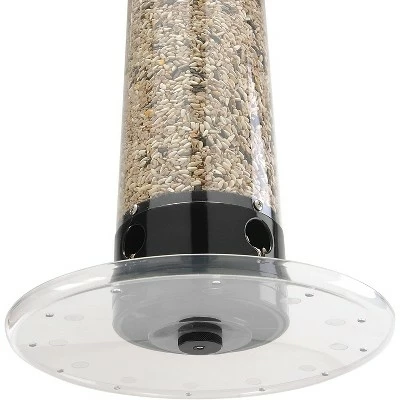 Droll Yankees 5 Pound Capacity Tall Yankee Tipper Squirrel Proof Bird Feeder with Weight Sensitive Tray for Ground Feeding Birds, Black (3 Pack) 5 Droll Yankees 5 Pound Capacity Tall Yankee Tipper Squirrel Proof Bird Feeder with Weight Sensitive Tray for Ground Feeding Birds, Black (3 Pack) - Image 3