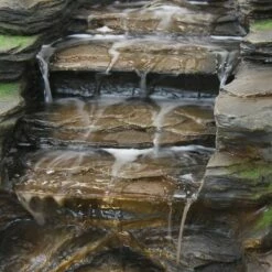 Sunnydaze Decor Sunnydaze 14"H Electric Polyresin Shale Falls Outdoor Water Fountain with LED Lights -Cheap Garden Decor Store unnamed file 13643