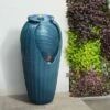 31.89" Glazed Vase Outdoor Floor Fountain with LED Light - Teamson Home Blue -Cheap Garden Decor Store unnamed file 13654