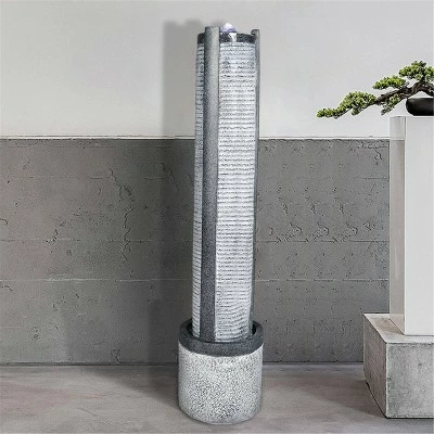 39.3" Indoor/Outdoor Floor Standing Modern Water Fountain - Watnature 5 39.3" Indoor/Outdoor Floor Standing Modern Water Fountain - Watnature - Image 3