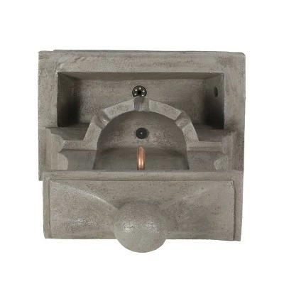 Duffy Outdoor 2-Tier Single Spout Fountain - Light Gray - Christopher Knight Home 4 Duffy Outdoor 2-Tier Single Spout Fountain - Light Gray - Christopher Knight Home - Image 2