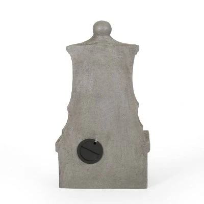 Duffy Outdoor 2-Tier Single Spout Fountain - Light Gray - Christopher Knight Home 5 Duffy Outdoor 2-Tier Single Spout Fountain - Light Gray - Christopher Knight Home - Image 3