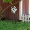 Rustic Bronze & Silver Metal Mini Windmill - Alpine Corporation -Cheap Garden Decor Store unnamed file 13713