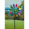 Evergreen 75"H Wind Spinner, Diamond Circle- Fade and Weather Resistant Outdoor Decor -Cheap Garden Decor Store unnamed file 13719