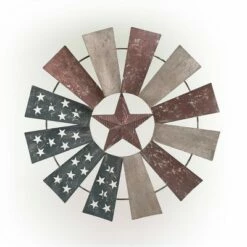 Alpine Corporation Alpine Patriotic Windmill Metal Wall Decor 12 Alpine Corporation Alpine Patriotic Windmill Metal Wall Decor -Cheap Garden Decor Store unnamed file 13731
