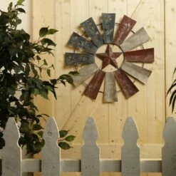 Alpine Corporation Alpine Patriotic Windmill Metal Wall Decor 18 Alpine Corporation Alpine Patriotic Windmill Metal Wall Decor -Cheap Garden Decor Store unnamed file 13737